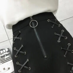 EgrilDoll Fashion Outlet Store -EgrilDoll Fashion Outlet Store gothic harajuku lace up high waisted shorts eg0408 367