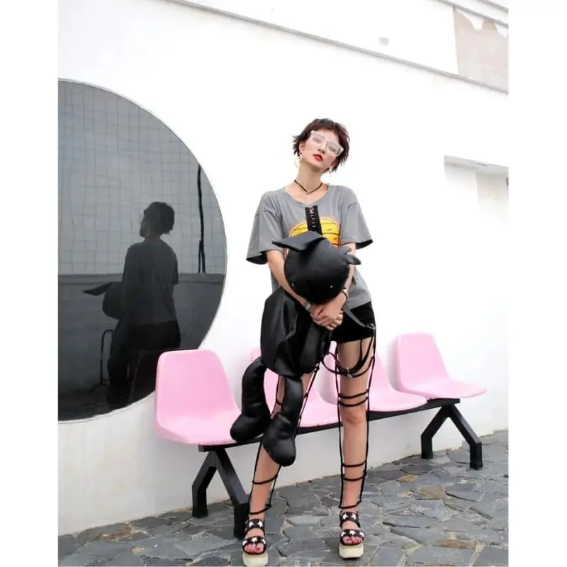 Gothic Harajuku Large Rabbit Bag EG0411 6 Gothic Harajuku Large Rabbit Bag EG0411 - Image 6