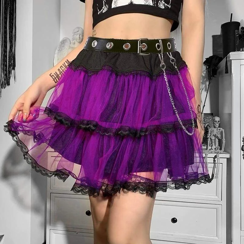 Gothic Harajuku Mystic Princess Mini Skirt GA004 4 Gothic Harajuku Mystic Princess Mini Skirt GA004 - Image 4