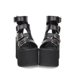 Gothic Harajuku Punk Gladiator Platform Shoes EG054 -EgrilDoll Fashion Outlet Store gothic harajuku punk gladiator platform shoes eg054 us 4eu 35 boots 384