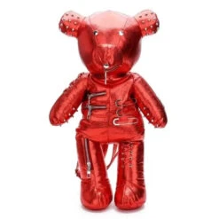 Gothic Harajuku Rivet Bear PU Leather Backpack Bag EG027 -EgrilDoll Fashion Outlet Store gothic harajuku rivet bear pu leather backpack bag eg027 red 24cmlx23cmwx65cm 677