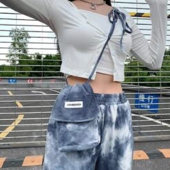 Gothic Harajuku Sky High Tie Dye Pants GA107 -EgrilDoll Fashion Outlet Store gothic harajuku sky high tie dye pants ga107 881