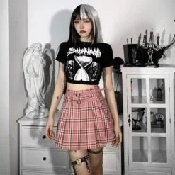 Gothic Harajuku Sweet As Candy Mini Skirt GA003 -EgrilDoll Fashion Outlet Store gothic harajuku sweet as candy mini skirt ga003 skirts 476