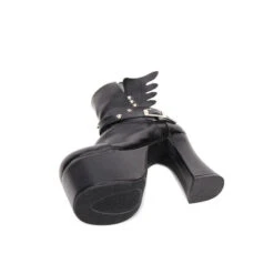 Gothic Harajuku Wings Platform Boots EG263 -EgrilDoll Fashion Outlet Store gothic harajuku wings platform boots eg263 shoes 271