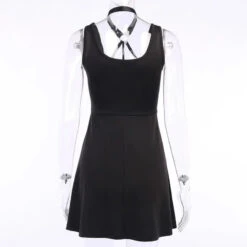 Gothic Harness Halter Mini Dress EG0444 -EgrilDoll Fashion Outlet Store gothic harness halter mini dress eg0444 656