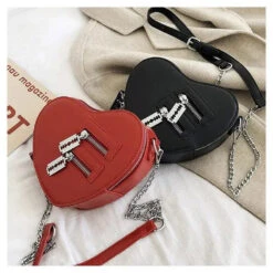 Gothic Heart Shaped Blade Zipper Chain Bag EG0446 26 Gothic Heart Shaped Blade Zipper Chain Bag EG0446 -EgrilDoll Fashion Outlet Store gothic heart shaped blade zipper chain bag eg0446 411