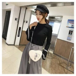 Gothic Heart Shaped Blade Zipper Chain Bag EG0446 27 Gothic Heart Shaped Blade Zipper Chain Bag EG0446 -EgrilDoll Fashion Outlet Store gothic heart shaped blade zipper chain bag eg0446 659