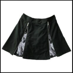 Gothic High Waist Mini Black Embroidery Dragons Skirt EE0969 -EgrilDoll Fashion Outlet Store gothic high waist mini black embroidery dragons skirt ee0969 958