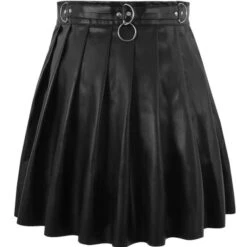 Gothic High Waist Streetwear Black Skirt 11 Gothic High Waist Streetwear Black Skirt -EgrilDoll Fashion Outlet Store gothic high waist streetwear black skirt 538