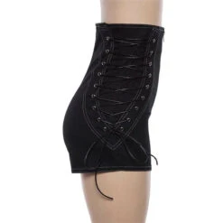 Gothic High Waist Zip Up Shorts EG049 -EgrilDoll Fashion Outlet Store gothic high waist zip up shorts eg049 532