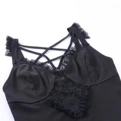 Gothic Hollow Out Pentagram Lace Camisole Tank Top EG350 -EgrilDoll Fashion Outlet Store gothic hollow out pentagram lace camisole tank top eg350 529