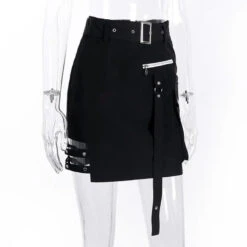 Gothic Hollow Out Side Mini Skirt EG0459 -EgrilDoll Fashion Outlet Store gothic hollow out side mini skirt eg0459 770