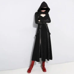 Gothic Hoodie Bolero With Straps EG0461 -EgrilDoll Fashion Outlet Store gothic hoodie bolero with straps eg0461 982