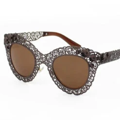Gothic Intricate Design Cat Eye Sunglasses EG0467 -EgrilDoll Fashion Outlet Store gothic intricate design cat eye sunglasses eg0467 brown 965