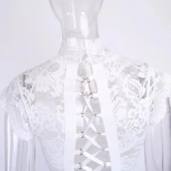 Gothic Lace Hollow Out Back Bodysuit EG0485 -EgrilDoll Fashion Outlet Store gothic lace hollow out back bodysuit eg0485 990