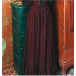 Gothic Retro Black Lace Ruffle Shirt High Waist Long Skirt Set EG16635 8 Gothic Retro Black Lace Ruffle Shirt High Waist Long Skirt Set EG16635 -EgrilDoll Fashion Outlet Store gothic retro black lace ruffle shirt high waist long skirt set eg16635 218