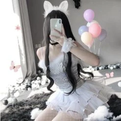 Gothic Uniform Seduction Cat Girl Cosplay Costumes EG17529 -EgrilDoll Fashion Outlet Store gothic uniform seduction cat girl cosplay costumes eg17529 lingerie set 665