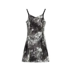 Gothic Vintage Tie Dye Slip Dress EG16181 -EgrilDoll Fashion Outlet Store gothic vintage tie dye slip dress eg16181 gray short s 665