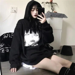 Gothic YUMEKO JABAMI Harajuku Oversized Hoodie EG053 9 Gothic YUMEKO JABAMI Harajuku Oversized Hoodie EG053 -EgrilDoll Fashion Outlet Store gothic yumeko jabami harajuku oversized hoodie eg053 jumper 205