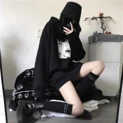 Gothic YUMEKO JABAMI Harajuku Oversized Hoodie EG053 13 Gothic YUMEKO JABAMI Harajuku Oversized Hoodie EG053 -EgrilDoll Fashion Outlet Store gothic yumeko jabami harajuku oversized hoodie eg053 jumper 449