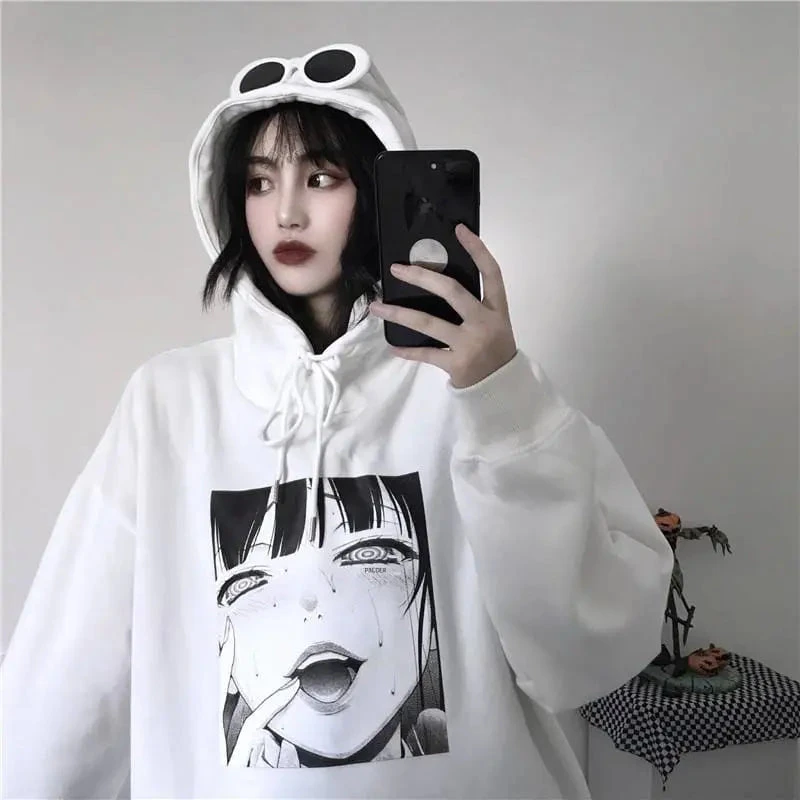 Gothic YUMEKO JABAMI Harajuku Oversized Hoodie EG053 4 Gothic YUMEKO JABAMI Harajuku Oversized Hoodie EG053 - Image 4