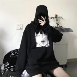 Gothic YUMEKO JABAMI Harajuku Oversized Hoodie EG053 11 Gothic YUMEKO JABAMI Harajuku Oversized Hoodie EG053 -EgrilDoll Fashion Outlet Store gothic yumeko jabami harajuku oversized hoodie eg053 jumper 497