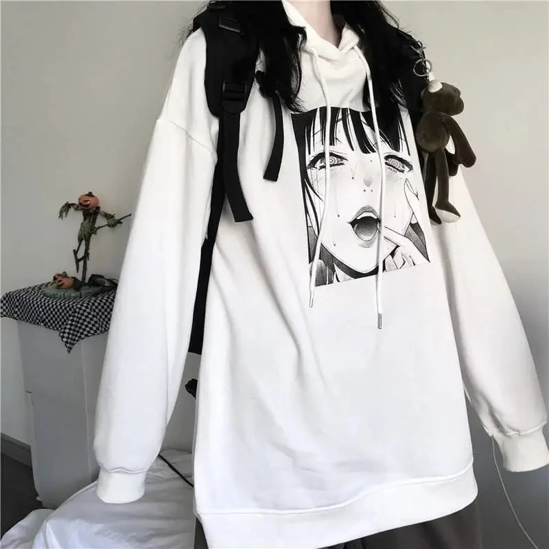 Gothic YUMEKO JABAMI Harajuku Oversized Hoodie EG053 2 Gothic YUMEKO JABAMI Harajuku Oversized Hoodie EG053 - Image 2