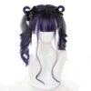 Gradient Purple Grey Wave Long Wig EG14945
