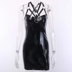 Grunge Dark Slim Gothic Cross Dress EE0915 -EgrilDoll Fashion Outlet Store grunge dark slim gothic cross dress ee0915 874