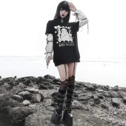 Harajuku Dark Girl Letter Print EGirl Cat Ear Hooded Sweatshirt EG16233 11 Harajuku Dark Girl Letter Print EGirl Cat Ear Hooded Sweatshirt EG16233 -EgrilDoll Fashion Outlet Store harajuku dark girl letter print egirl cat ear hooded sweatshirt eg16233 859