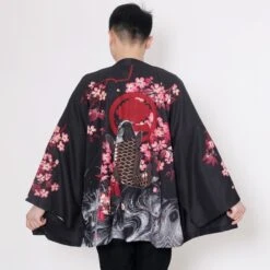 Harajuku Japanese Yukata Haori Kimono Cardigan Unisex Costume BE010