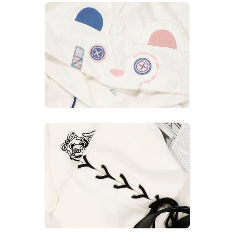 Harajuku Kawaii Broken Bears Hoodie ON600 6 Harajuku Kawaii Broken Bears Hoodie ON600 - Image 6