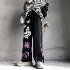 Harajuku Printed Unisex Pants -EgrilDoll Fashion Outlet Store harajuku printed unisex pants 214
