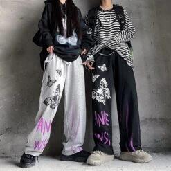 Harajuku Printed Unisex Pants -EgrilDoll Fashion Outlet Store harajuku printed unisex pants 774