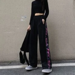 Harajuku Streetwear Print Jogging Sweatpants -EgrilDoll Fashion Outlet Store harajuku streetwear print jogging sweatpants pants 379