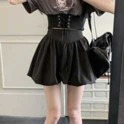 It's Not A Bad Life Rabbit Bunny Top/Bubble Skirt E19022 13 It's Not A Bad Life Rabbit Bunny Top/Bubble Skirt E19022 -EgrilDoll Fashion Outlet Store its not a bad life rabbit bunny topbubble skirt e19022 black short xs 991