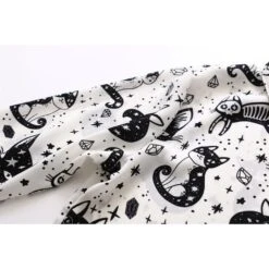 Japanese Black White Cartoon Cat Print Shirts FY051 19 Japanese Black White Cartoon Cat Print Shirts FY051 -EgrilDoll Fashion Outlet Store japanese black white cartoon cat print shirts fy051 657