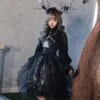 Japanese Fashion Gothic Vintage Lolita Princess Dress EG17503