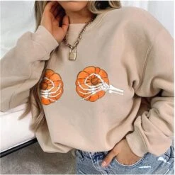 Japanese Pumpkin Cat Skull Print Hoodies SP16408 11 Japanese Pumpkin Cat Skull Print Hoodies SP16408 -EgrilDoll Fashion Outlet Store japanese pumpkin cat skull print hoodies sp16408 437