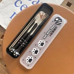 Kawaii Anime Cat Paw Spoon Set ON167 29 Kawaii Anime Cat Paw Spoon Set ON167 -EgrilDoll Fashion Outlet Store kawaii anime cat paw spoon set on167 black and white silver three piece 422