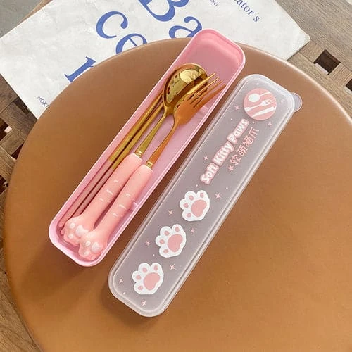 Kawaii Anime Cat Paw Spoon Set ON167 14 Kawaii Anime Cat Paw Spoon Set ON167 - Image 14