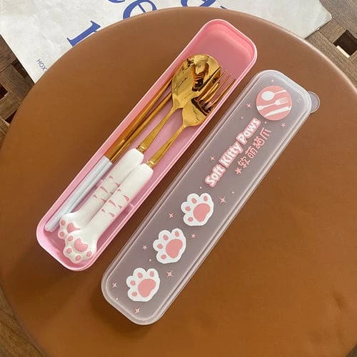 Kawaii Anime Cat Paw Spoon Set ON167 13 Kawaii Anime Cat Paw Spoon Set ON167 - Image 13