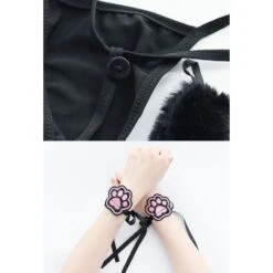 Kawaii Cat Girl Translucent Pajama Open Chest Nightdress With Ears And Tail Set EG392 13 Kawaii Cat Girl Translucent Pajama Open Chest Nightdress With Ears And Tail Set EG392 -EgrilDoll Fashion Outlet Store kawaii cat girl translucent pajama open chest nightdress with ears and tail set eg392 390