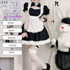 Kawaii Chinese Style Sweet Maid ON647 -EgrilDoll Fashion Outlet Store kawaii chinese style sweet maid on647 s set with stock dress 771