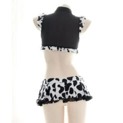 Kawaii Cow Print Two-pieces Lingerie Set SP16290 -EgrilDoll Fashion Outlet Store kawaii cow print two pieces lingerie set sp16290 385