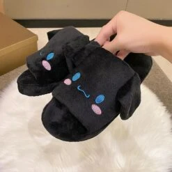 Kawaii Cute Animal Fleece Slippers ME39 8 Kawaii Cute Animal Fleece Slippers ME39 -EgrilDoll Fashion Outlet Store kawaii cute animal fleece slippers me39 us 4 9 eu 35 40uk 2 7 blackautumn 385