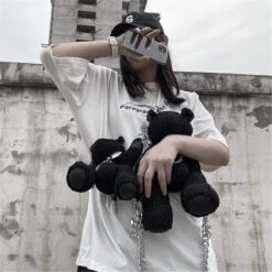 Kawaii Cute Black Bear Bag EG416 -EgrilDoll Fashion Outlet Store kawaii cute black bear bag eg416 844