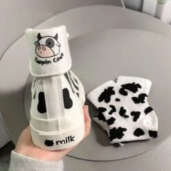 Kawaii Fashion Cow Print Shoes FY006 -EgrilDoll Fashion Outlet Store kawaii fashion cow print shoes fy006 254