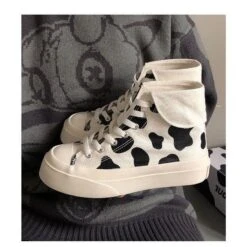 Kawaii Fashion Cow Print Shoes FY006 -EgrilDoll Fashion Outlet Store kawaii fashion cow print shoes fy006 524