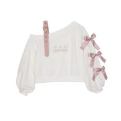 Kawaii Gamer Girl Hearts Black White Blouse Pink Skirt ON479 -EgrilDoll Fashion Outlet Store kawaii gamer girl hearts black white blouse pink skirt on479 hoodie s set 799